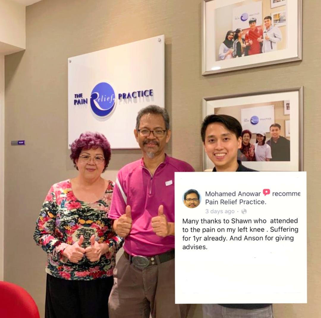 Patient photograph with the original Mohamed Anowar review